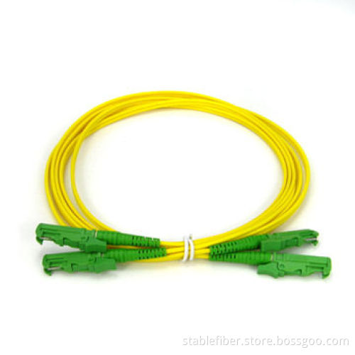 Single-mode Simplex/Duplex Fiber-optic Patch Cord, Suitable for Telecommunications